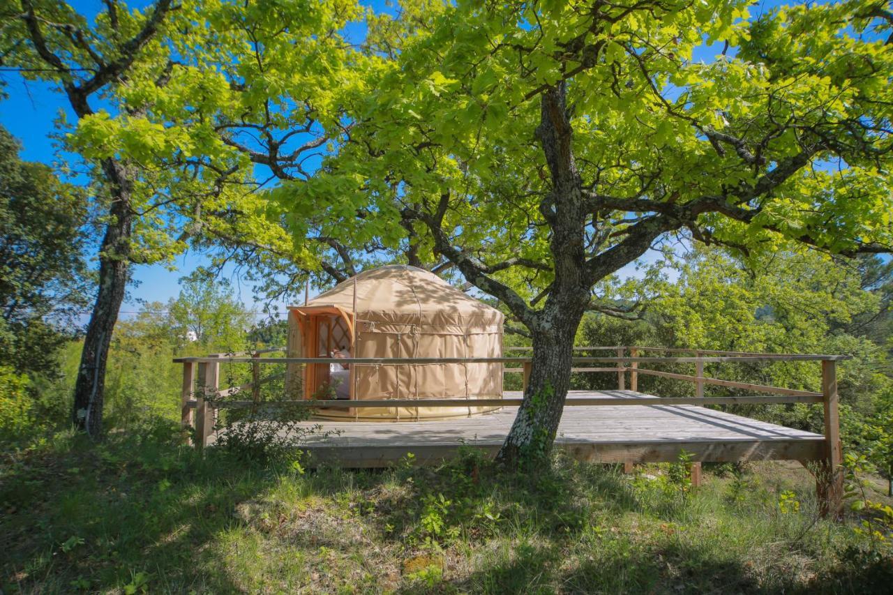 Les Yourtes De Provence Saint-Paulet-de-Caisson Ngoại thất bức ảnh