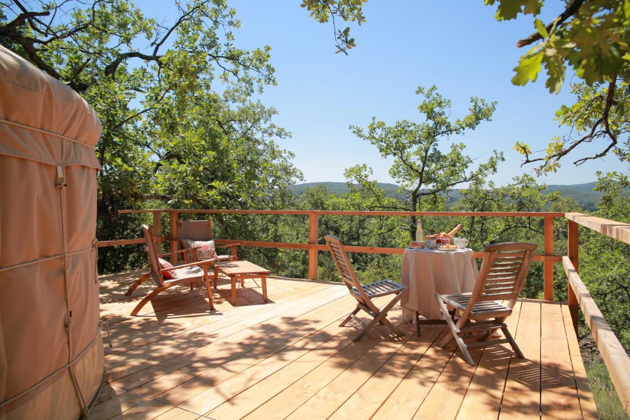 Les Yourtes De Provence Saint-Paulet-de-Caisson Ngoại thất bức ảnh