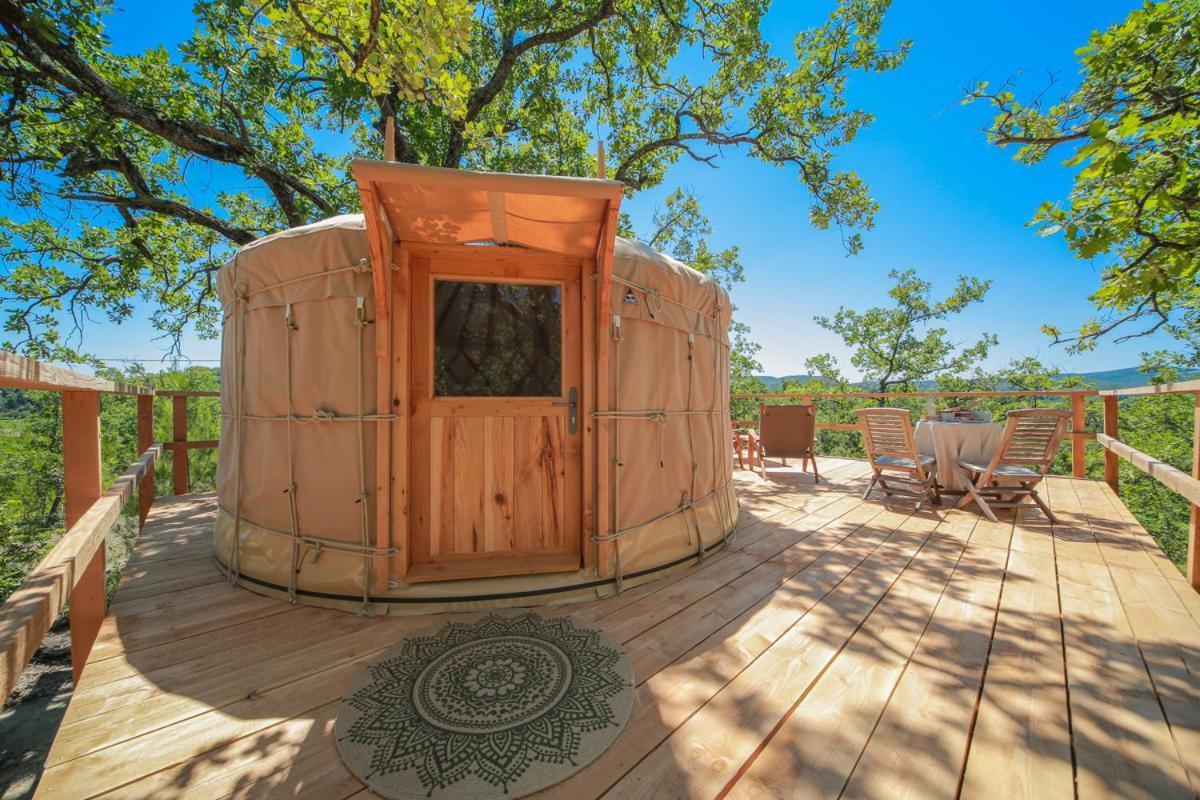 Les Yourtes De Provence Saint-Paulet-de-Caisson Phòng bức ảnh