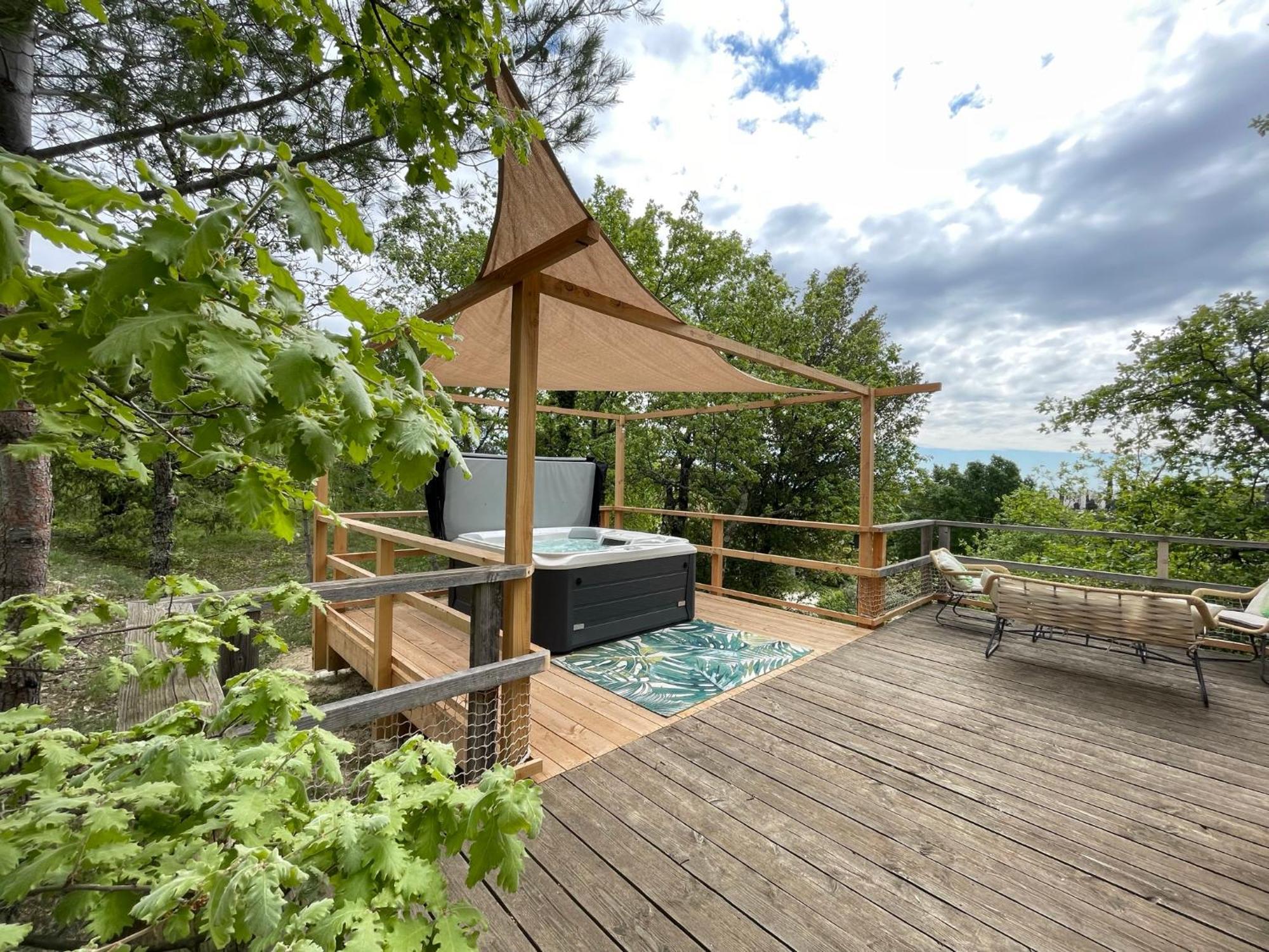 Les Yourtes De Provence Saint-Paulet-de-Caisson Ngoại thất bức ảnh